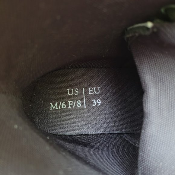 SOLD: Yes We Vibe Psychedelic Doc Martin Style Boots 39 Mandala Peace Festival - Picture 10 of 12